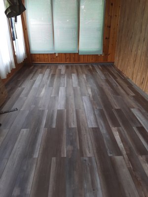 Flooring after