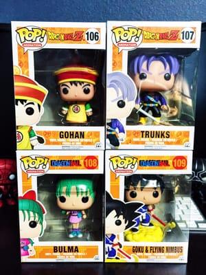 Dragon Ball Z Funko Pops