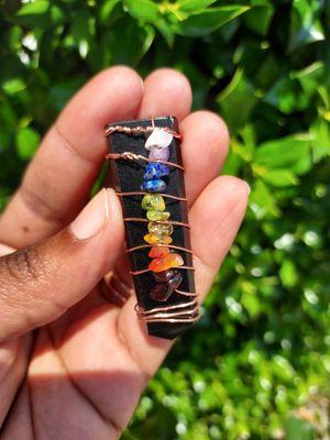 Chakra Pendent Rewrapped