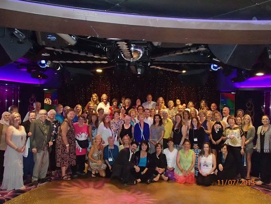 "Evolving Conscious Community Cruise" - 111 participants in 2013.