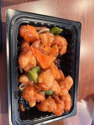 Sweet-and-sour chicken