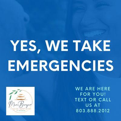 Got an emergency? We can help!