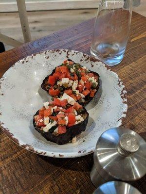 Loved these eggplant "bruschetta" and I don't even like eggplant!