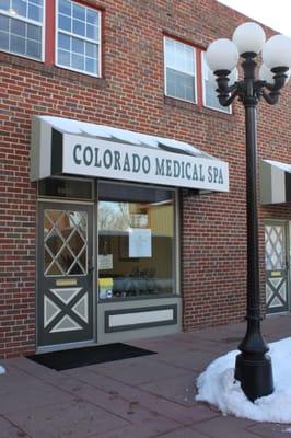 Colorado Medical Spa Storefront - in the Eggshell Courtyard - Olde Town Arvada