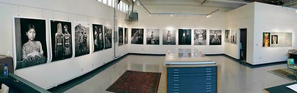 44"x any length digital prints. These 44x54 prints from scanned 8x10 negatives of photographer Jeff Shea.