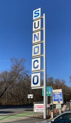 Classic Chico's Sunoco sign.