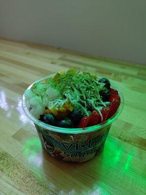 Made my own Acai bowl. So many toppings and flavours!