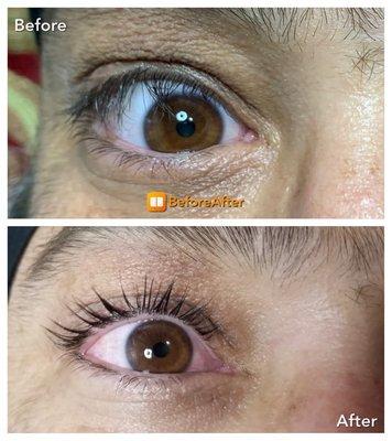 Eyelash lift