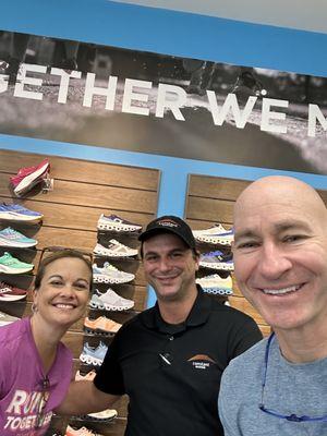 We love our family and friends that visit Fleet Feet Fort Myers.