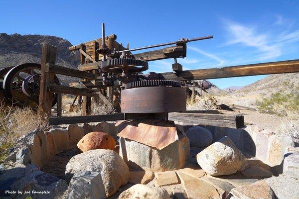 Just some of the old mining equipment "on display."