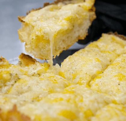 cheesy bread, pre order for pickup at next pop up