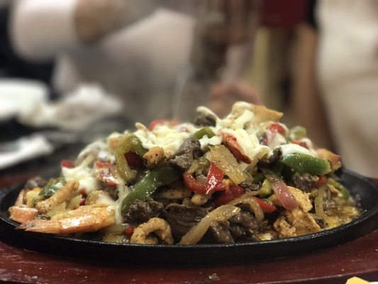 Fajitas mixtas.