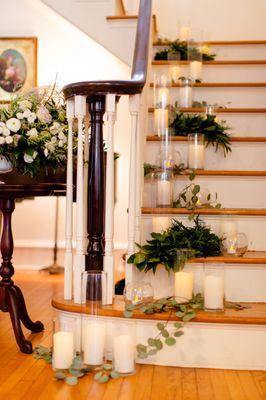 Staircase Candle Decor