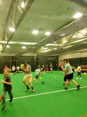 Dodgeball party @ The Phenom Factory!