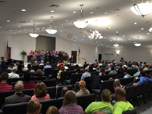 Inside Gulf Coast Baptist Church