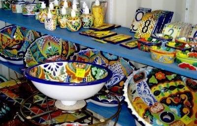 Large selection of authentic talavera