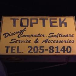 Toptek Store Sign