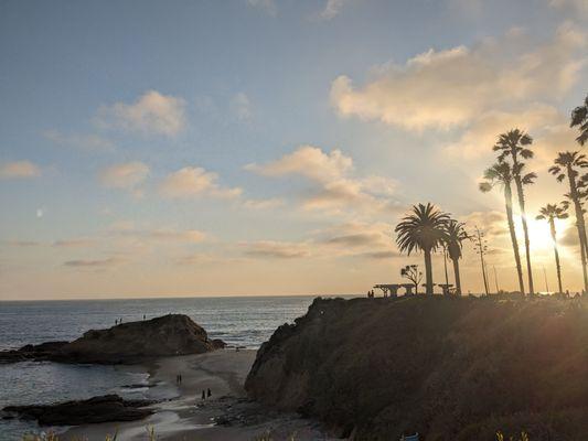 The beach & the park