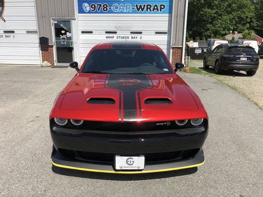 Avery Red Chrome Vehicle Wrap