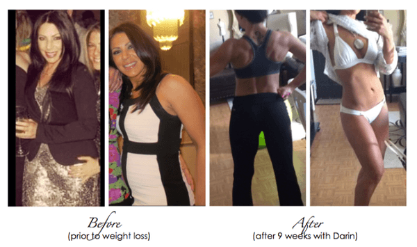 9 week Results Training & Diet with Darin... 
~Frances Santero