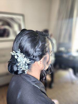 Bridal updo