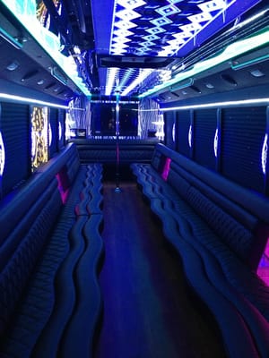 37 Passenger Limo Party Bus