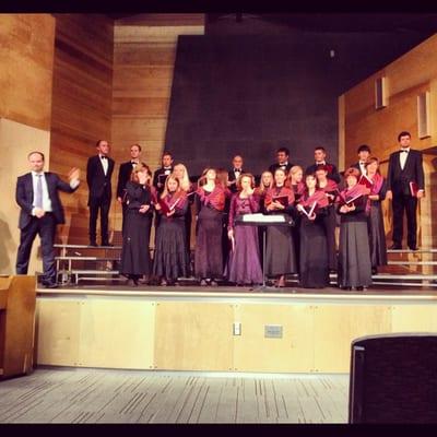 A choir from Russia performing in October of 2012.