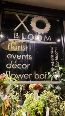 XO Bloom's exotic floral designs.