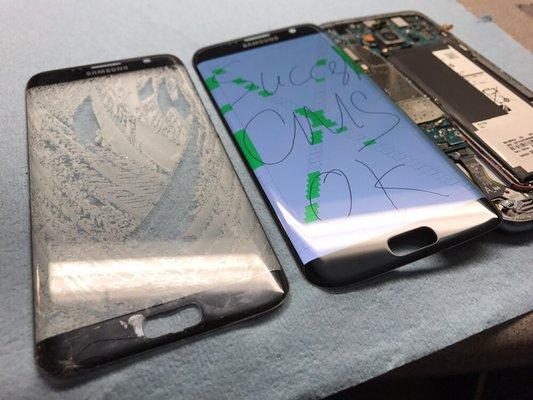 SamSung S7 EDGE glass replacement