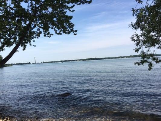 View of Lake Erie from Middle Bass Island State Park