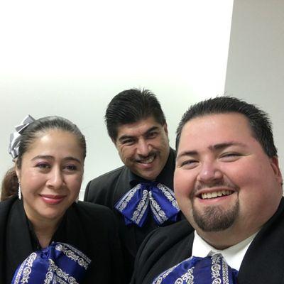 Mariachi Jazmin performing at a birthday party.