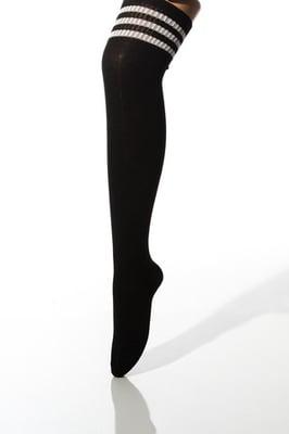 Over the knee sock, in store