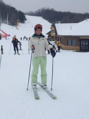 My first time on skis