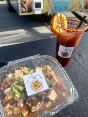 Tofu Ceviche & Michelada Mix