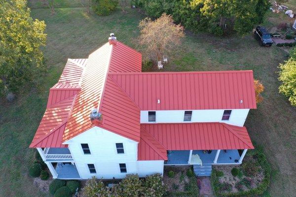 Standing Seam in Terra Cotta