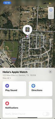 My Apple watch been found in one of the employees houses and with help of Denton police I got it back