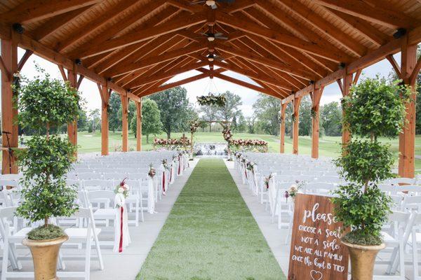 Our Pavilion is the perfect place for your ceremony.