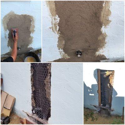 Stucco repairs