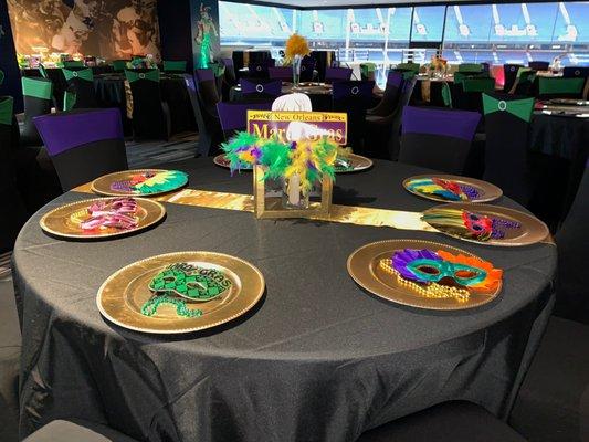 Mardi Gras for Georgia's Own Credit Union Awards Party