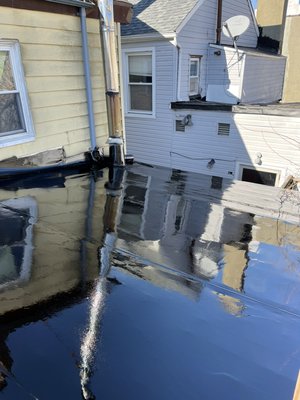 Rubberized Flat Roof