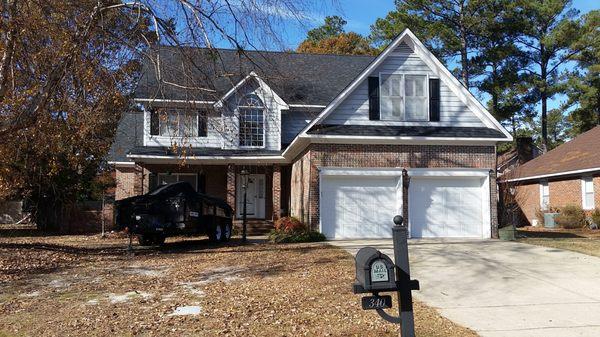 One day Roof completion with a lifetime roofing system in Hilliard.