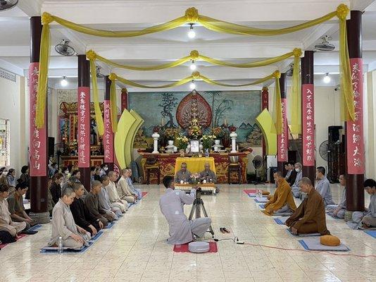 Chuyến Hoàng Pháp Tai Việt 2023- tuần thiền thất tại chùa Tân Ninh Đà Nẵng- Huatou meditation retreat of 2023 in Vietnam at Tan Ninh temple