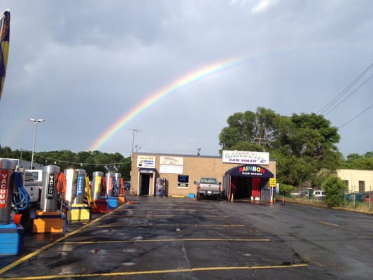 Rainbow over the Pot of Gold