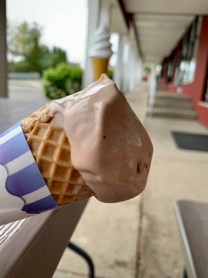 Nutella cheesecake kid cone