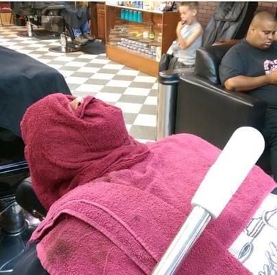 First Class Hot Towel Shave