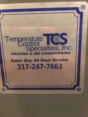 Temperature Control Specialties