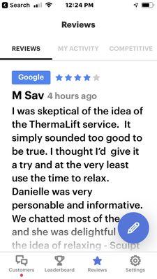 Thank you M Sav for the testimonial !