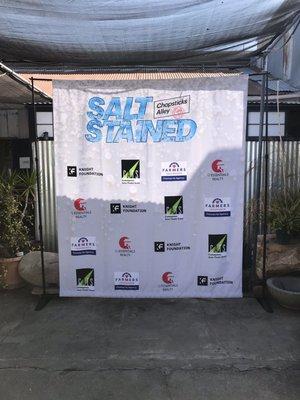 Sponsor of Chopsticks Alley Art - Salt Stained Exhibit, 2018