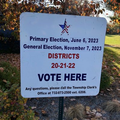 The Senior Center is also a voting location