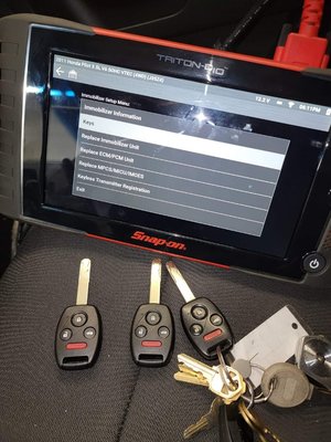 Honda pilot key reprogramming